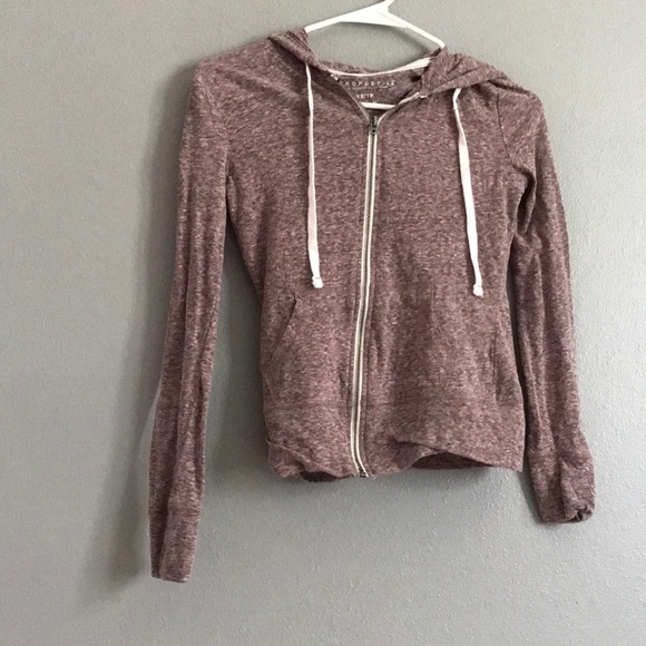 junior zip up sweatshirt w/ hood - Picture 1 of 1